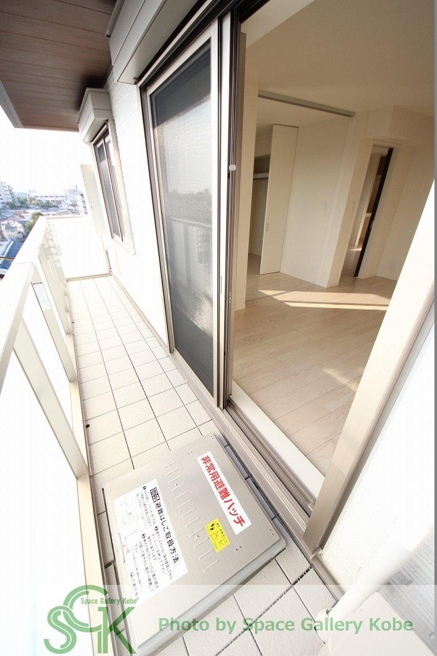 アトリオ朝霧のバルコニー