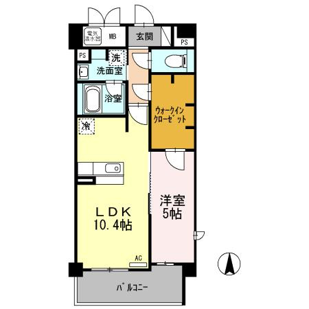 アビエール海岸通りの間取り