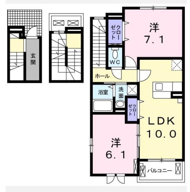 アミエーラの間取り