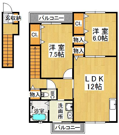 アムールの間取り
