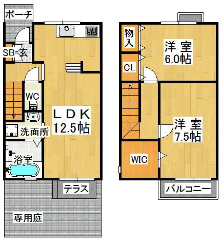 アルコバレーノⅡの間取り
