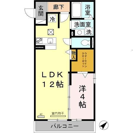 アルコバレーノ潤和の間取り