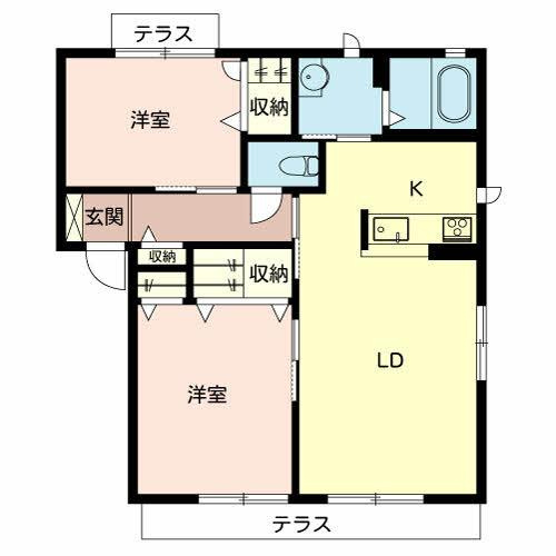 アルス出合　A棟の間取り
