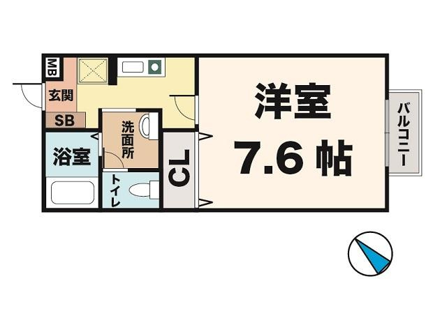 ヴューテラス前開の間取り