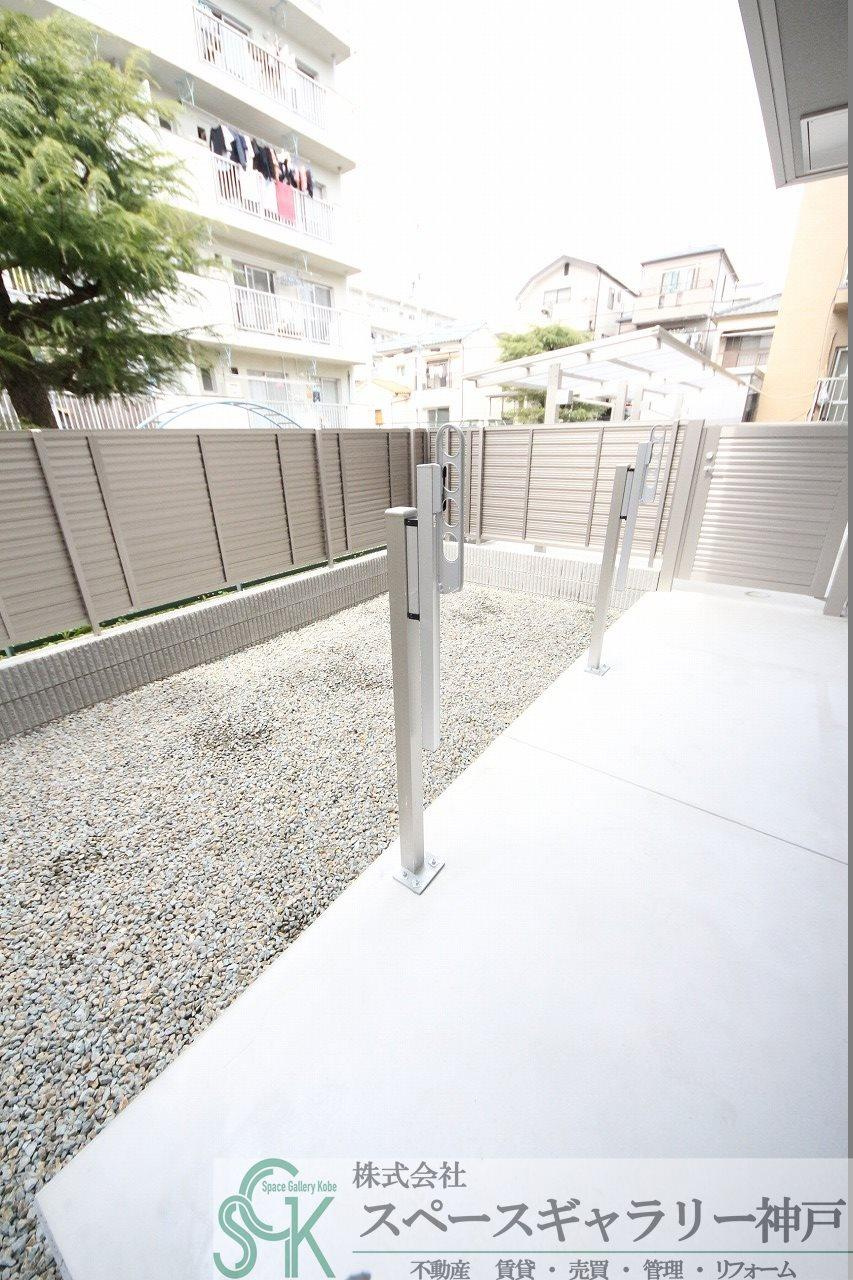 エクレール福田のバルコニー