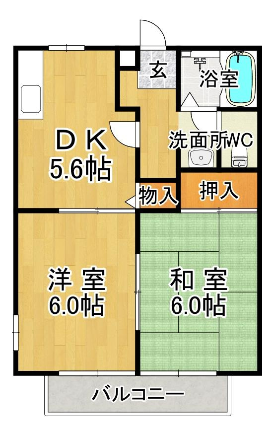エクレ神陵台の間取り
