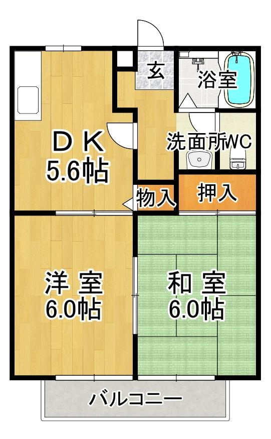エクレ神陵台の間取り