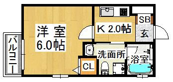 エストゥディオの間取り