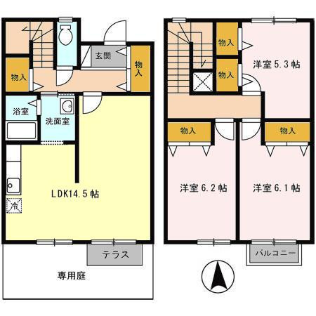エスポワールの間取り
