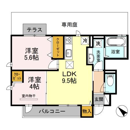 エスポワール垂水の間取り
