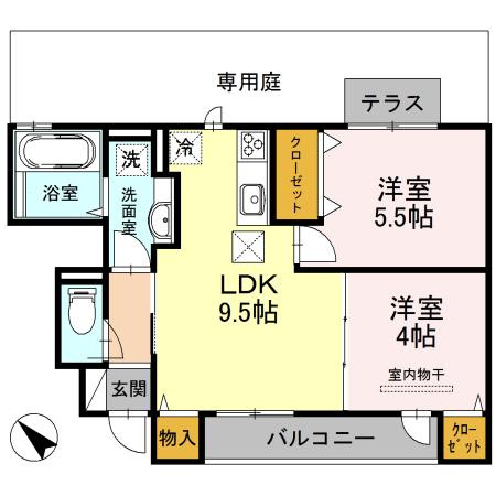 エスポワール垂水の間取り