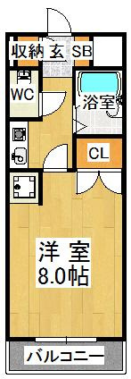 エスポワール大津和の間取り