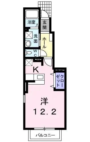 エトワル　ベルメゾンの間取り