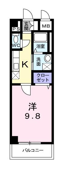 カーサ　イリーデの間取り