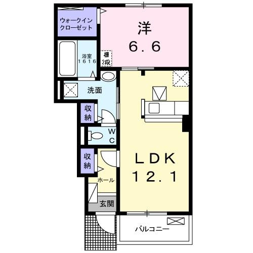 カーサ　ブローテの間取り