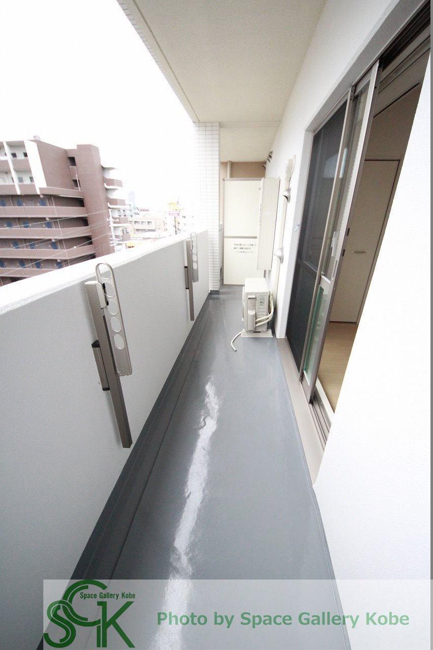 カージェ緑風館のバルコニー