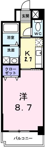 カレント　スクエアの間取り