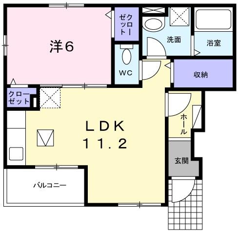 キートスⅠの間取り