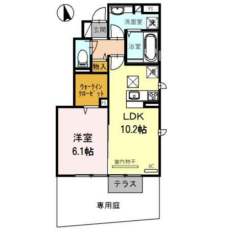 クラルテの間取り
