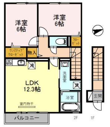 グランヴィラ　サンの間取り