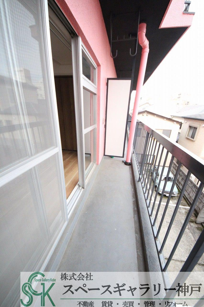 グランデ石屋川Ⅰのバルコニー
