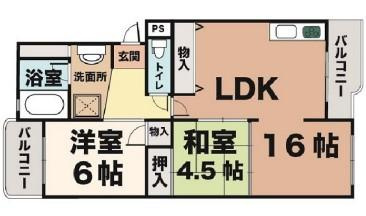 グリーンヒル名谷の間取り