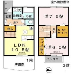 クレールの間取り