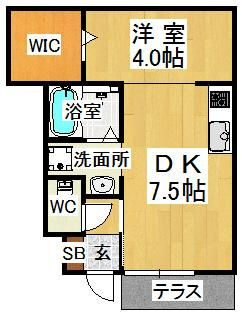 クレールベルヴィル立花　C棟