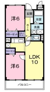 クレッシェンドWAKOUの間取り