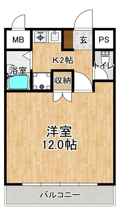 クローバーズマンションの間取り