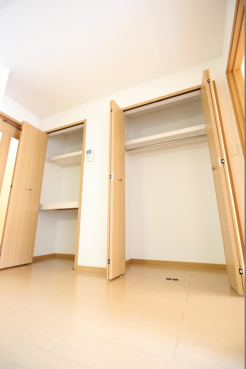 コージーコート朝霧Ⅱ番館の収納|※お部屋により仕様が異なる可能性があります。