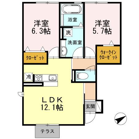 コート・ド・メールⅡ番館　A棟