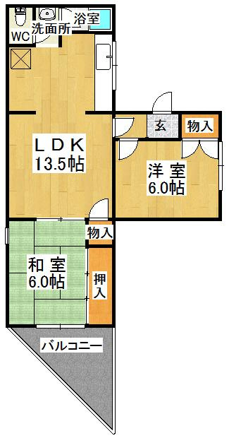 コーポはだの間取り