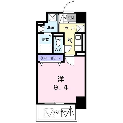 コルソ　デラ　モーダの間取り