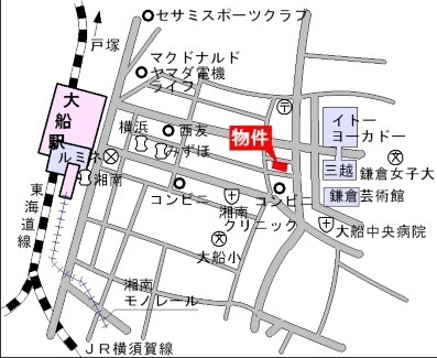 Ｒｉｚ Ｖｉｌｌａｇｅ　リヴィラージュの地図|耐震耐火旭化成ヘーベルメゾン　光ファイバー対応