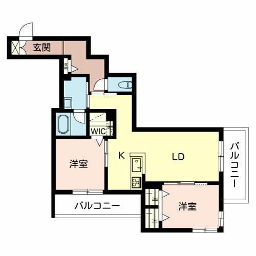 サニーヒル南多聞の間取り