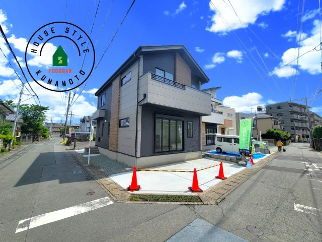 熊本市中央区出水5丁目第2-2棟（1号棟）　の前面道路含む現地写真|見学の時間などお気軽にお問い合わせ下さい。