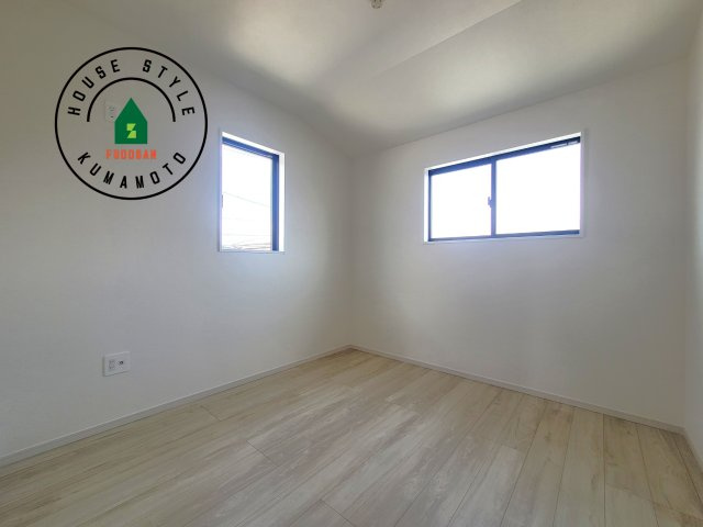 熊本市中央区出水5丁目第2-2棟（2号棟）　の和室|将来的に、琉球畳を引きまして和室風にすることも可能です。