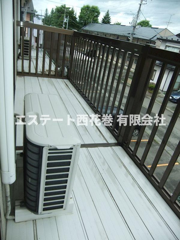 シティハイムロイヤルのバルコニー