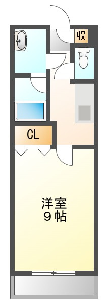 ゲパール高島駅前の間取り