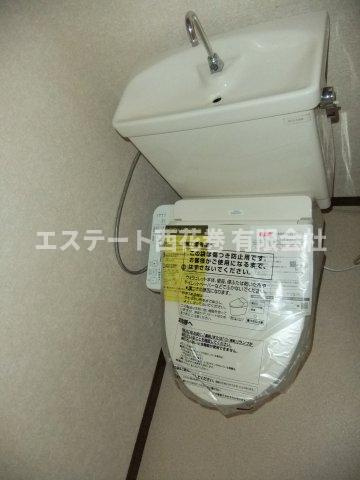 シティハイムサンポートⅠ、Ⅱのトイレ|洗浄機能付き暖房便座