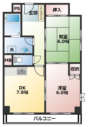 【間取り】 | コンフォール高槻