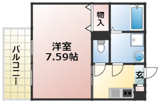 【間取り】 | フォルテ横大路