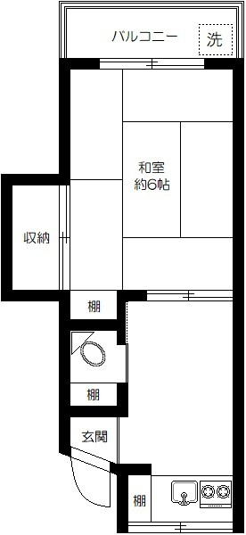 津野田アパートの間取り