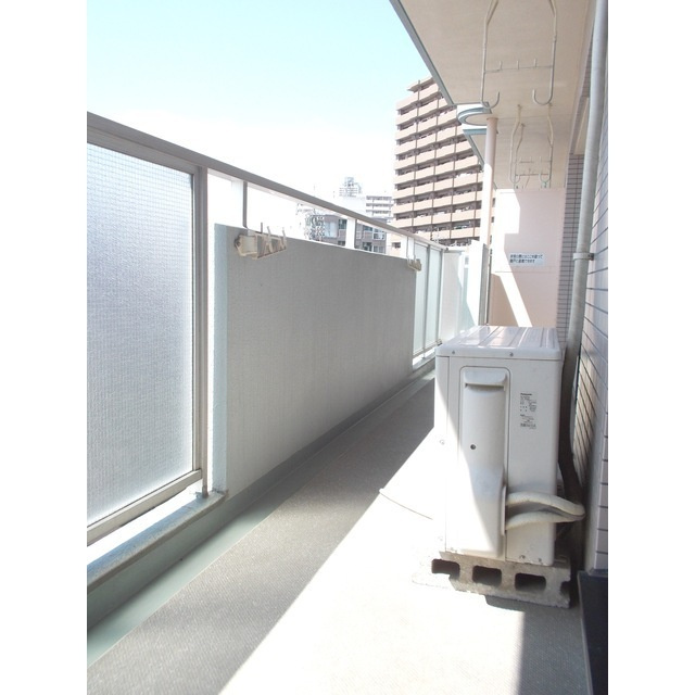 岐阜市田生越町の賃貸マンションのバルコニー