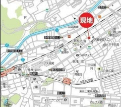 祝：成約済み　八王子市　東浅川町　新築戸建て　の地図|～仲介手数料無料☆八王子ひなた不動産～八王子市東浅川町　新築戸建て

