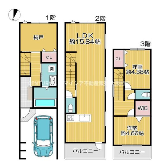 【間取り】 | 門真市柳町　新築戸建