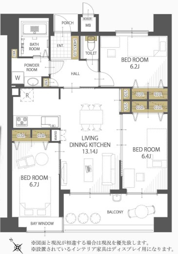 【間取り】 | サンパーク安部山公園☆仲介手数料無料☆