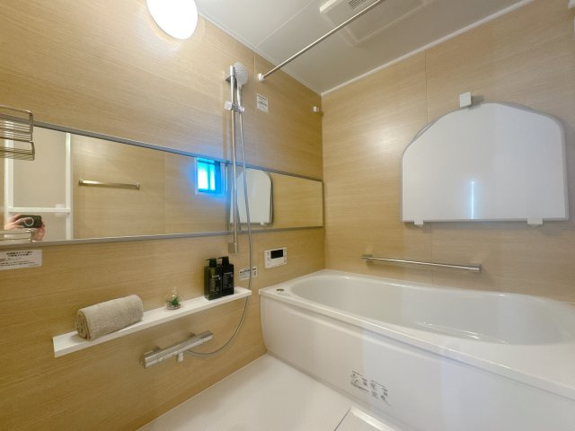 【浴室】 | サンパーク安部山公園☆仲介手数料無料☆ | 爽やかな空間で快適なバスタイムをお過ごし下さい。