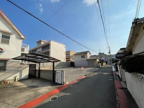 和歌山市砂山南2丁目　土地　　の前面道路含む現地写真